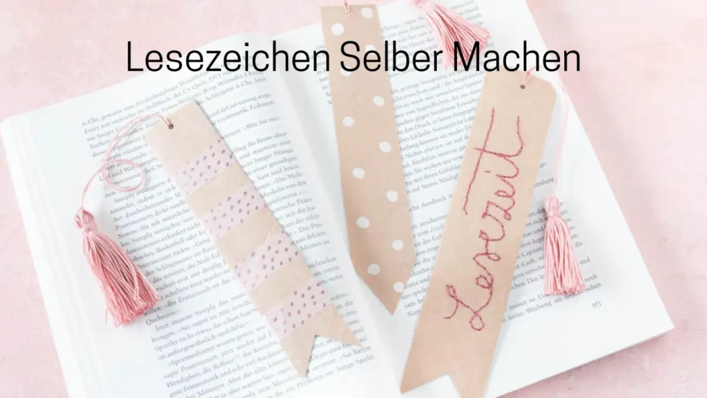 Lesezeichen Selber Machen