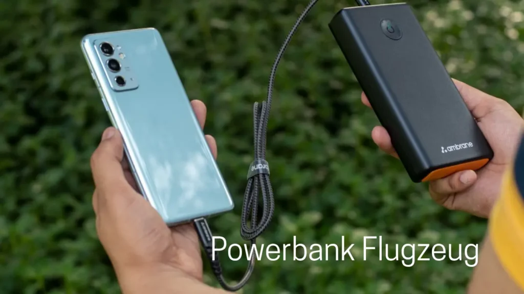 Powerbank Flugzeug